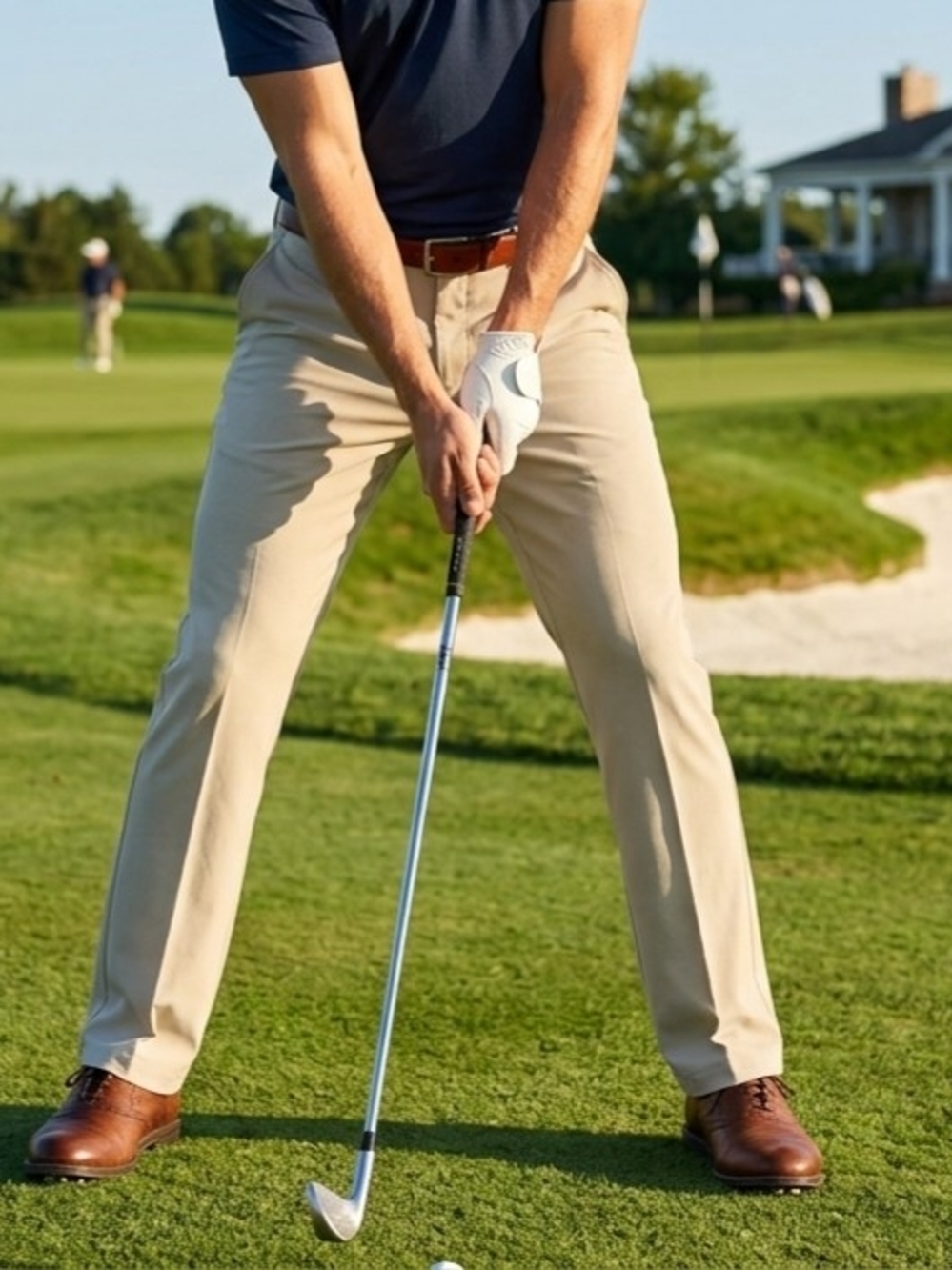 Ben Hogan Men's Gold Pants in Beige Size 38x32